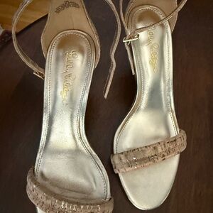Lilly Pulitzer Tan Heels